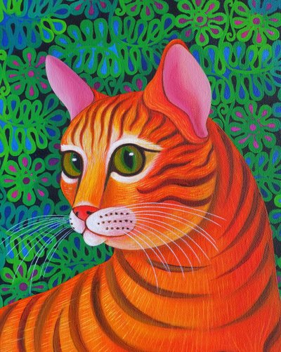 Tigerkatze, 2012 von Jane Tattersfield